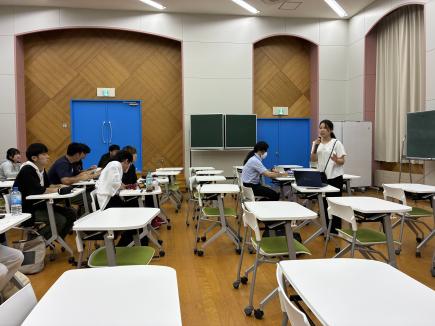 発表会にて小松さんからコメントをいただく