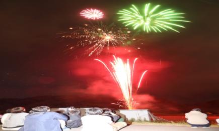 後夜祭の花火