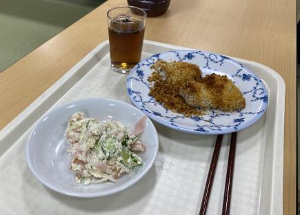 鶏肉の香草焼きとおからサラダ