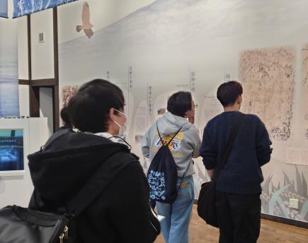 　骨寺村荘園交流館にて