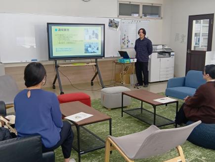 先輩ピアチューターによる研修会の様子②