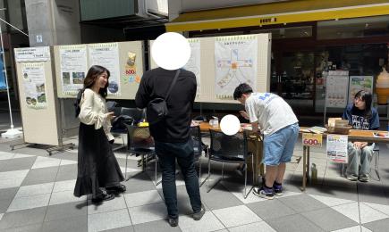 SDGｓマルシェで活躍するゼミ生たち