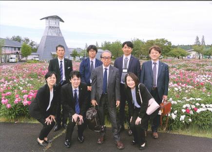 愛宕山公園で開催されているシャクヤクまつりでの一コマ