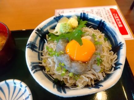 閖上しらすをPR！　（写真は浜やさんのしらすスペシャル丼）