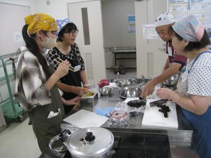 きくらげを使った調理実習「わがまち名取」より