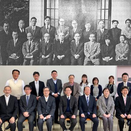 保育科時代（上1955?）と子ども学科時代（下2017?）