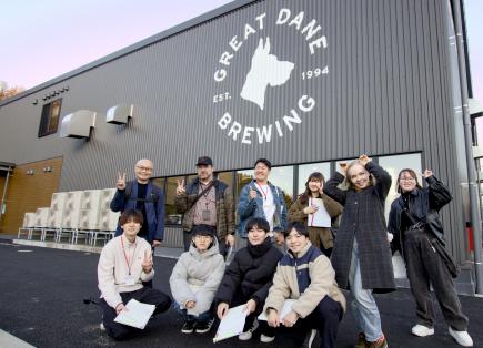 グレートデーンブリューイングで記念撮影！