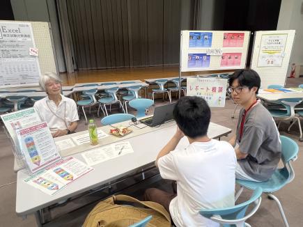 2025年夏の学習サポートセンターフェアにて