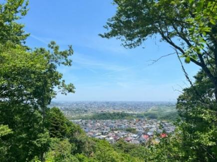 「公園から見えるきれいな景色」