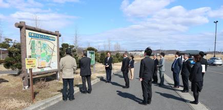 「万葉クリエートパーク」を見学