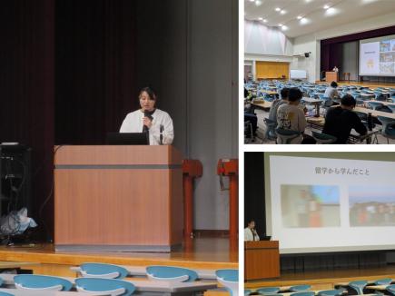 23日（月）留学報告会の様子