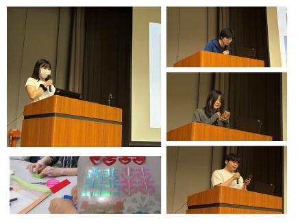24日（火）の留学報告会、協定校紹介と交流会の様子