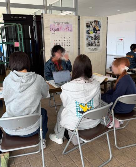 4号館入口に相談ブースを設置しました。
