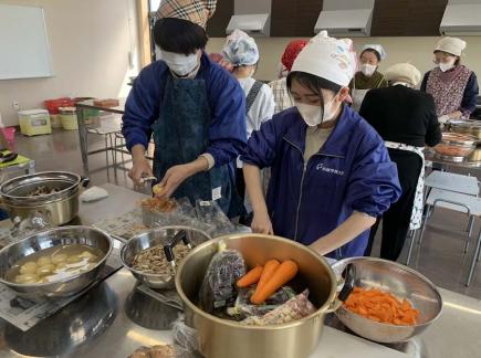 　　　　　　　　　おくずかけ作り